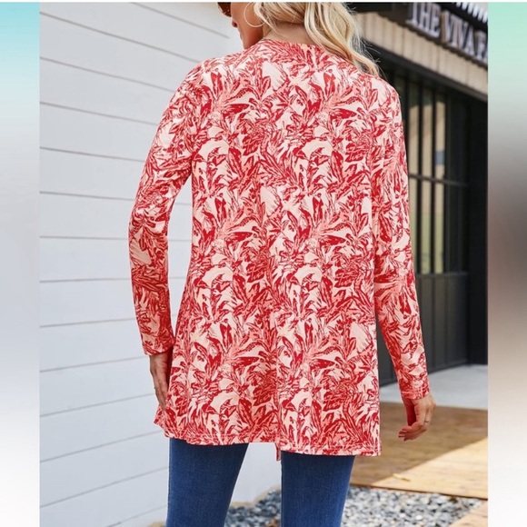 Women’s Open Front Drape Cardigan - Picture 3 of 6